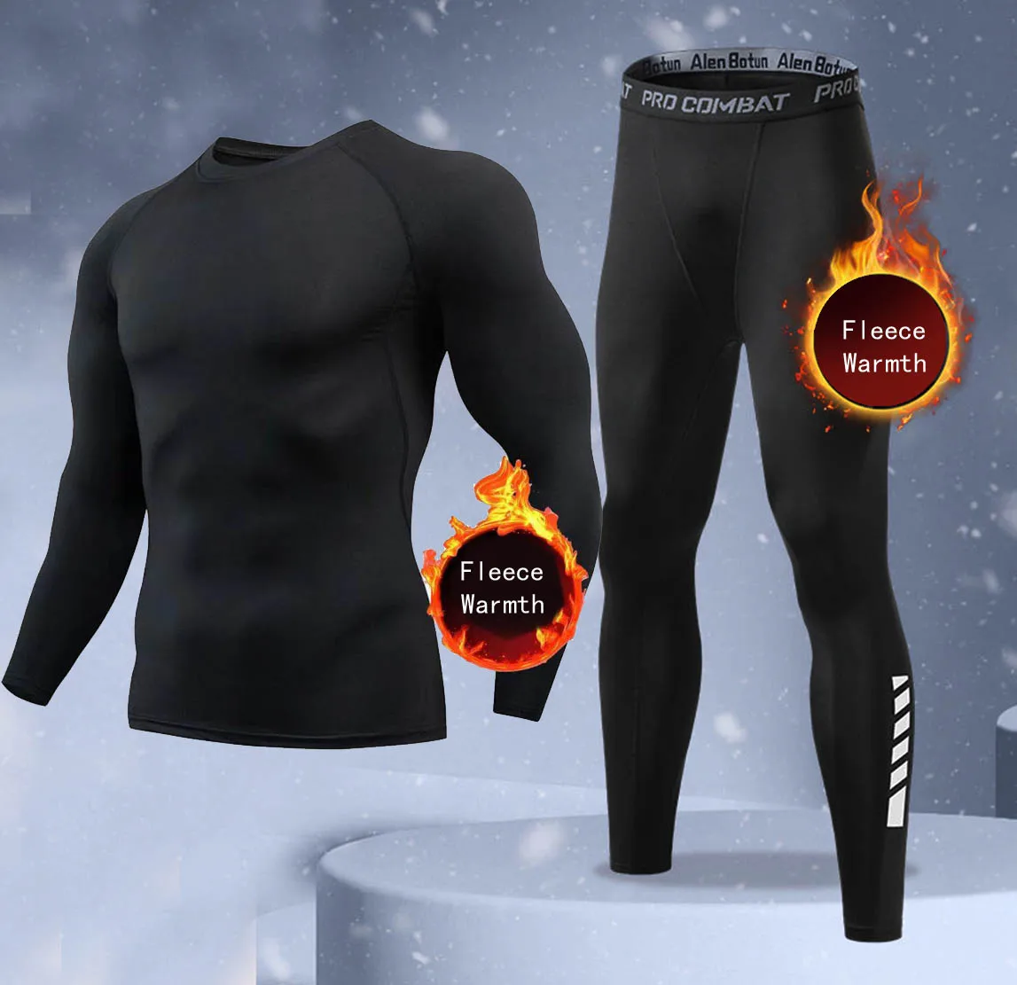 Set Pakaian Dalam Pria Musim D - Thermal Long John ulasan dan harga