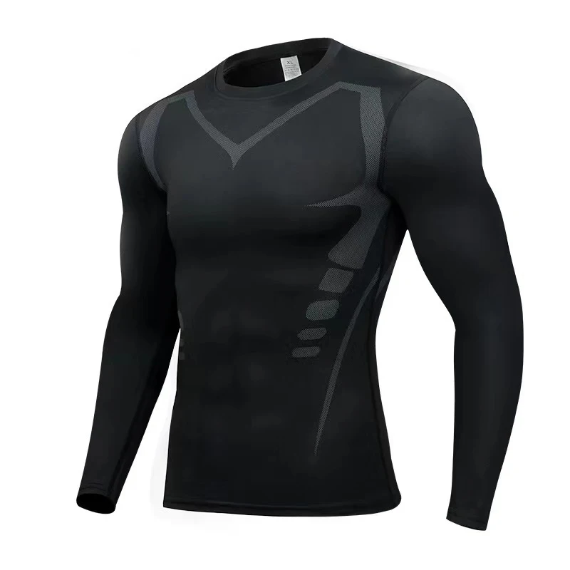 Kaos olahraga lengan panjang p - T Shirt Tight Fit ulasan dan harga